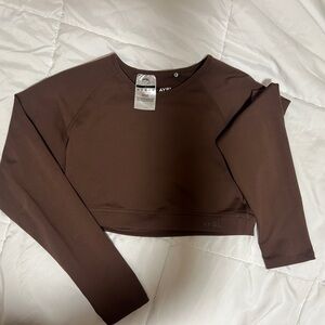 AYBL Staple Long Sleeve Crop Top